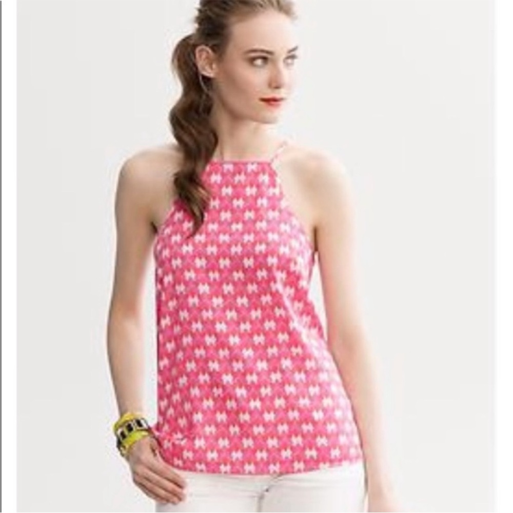 Banana Republic Milly Collection Silk Stretch Tank Top